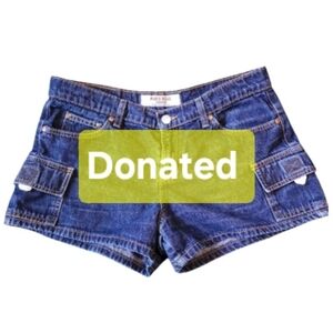 VTG Paris Blues denim shorts 100% cotton